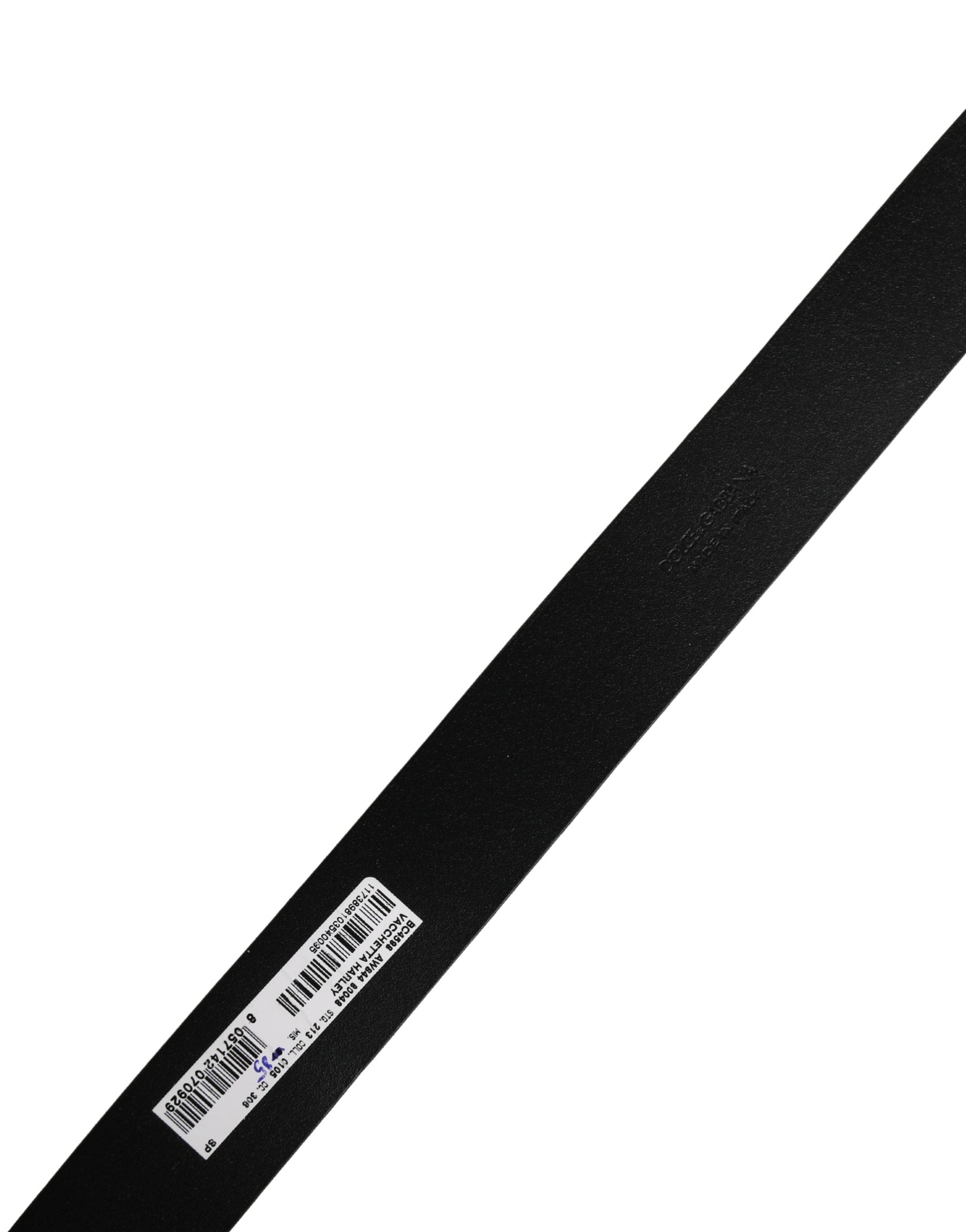 Dolce & Gabbana Men Brown Classic Leather Metal Buckle Belt | Regal Royce