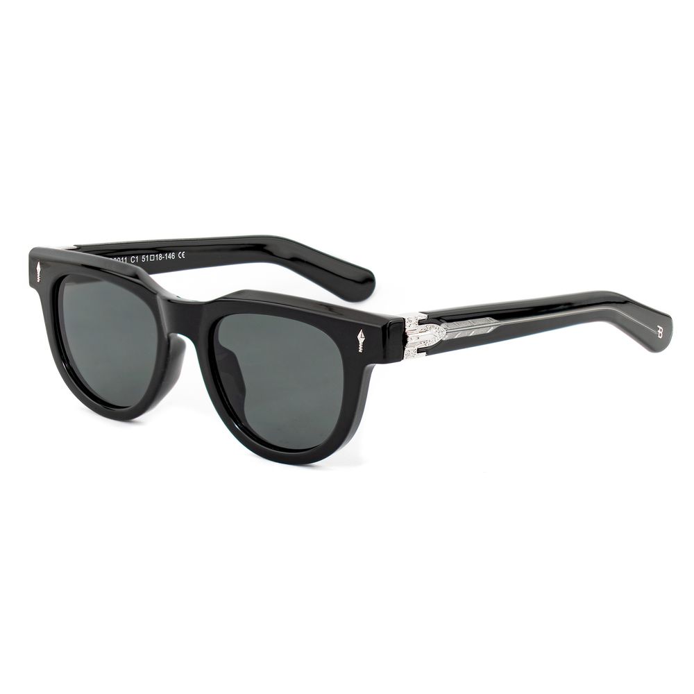 Bobroff Black Acetate Sunglasses | Regal Royce