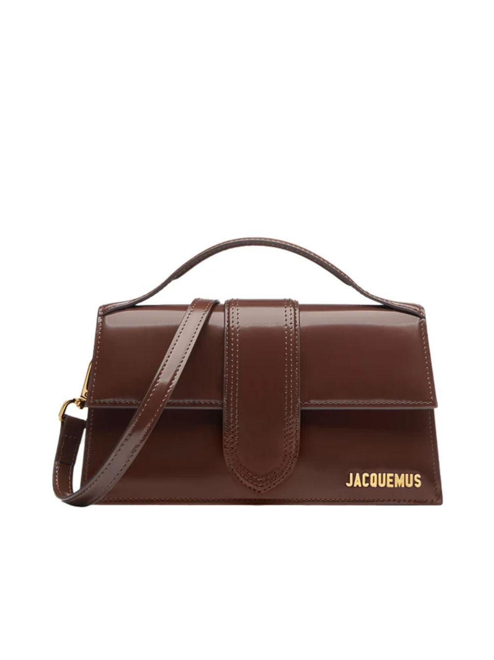 Jacquemus Midnight brown Leather Le Grand Bambino Handbag | Regal Royce