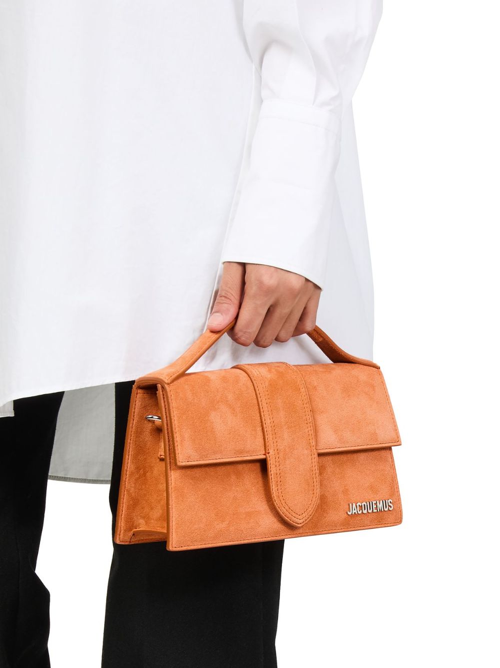 Jacquemus Terracotta Leather Le Grand Bambino Handbag | Regal Royce
