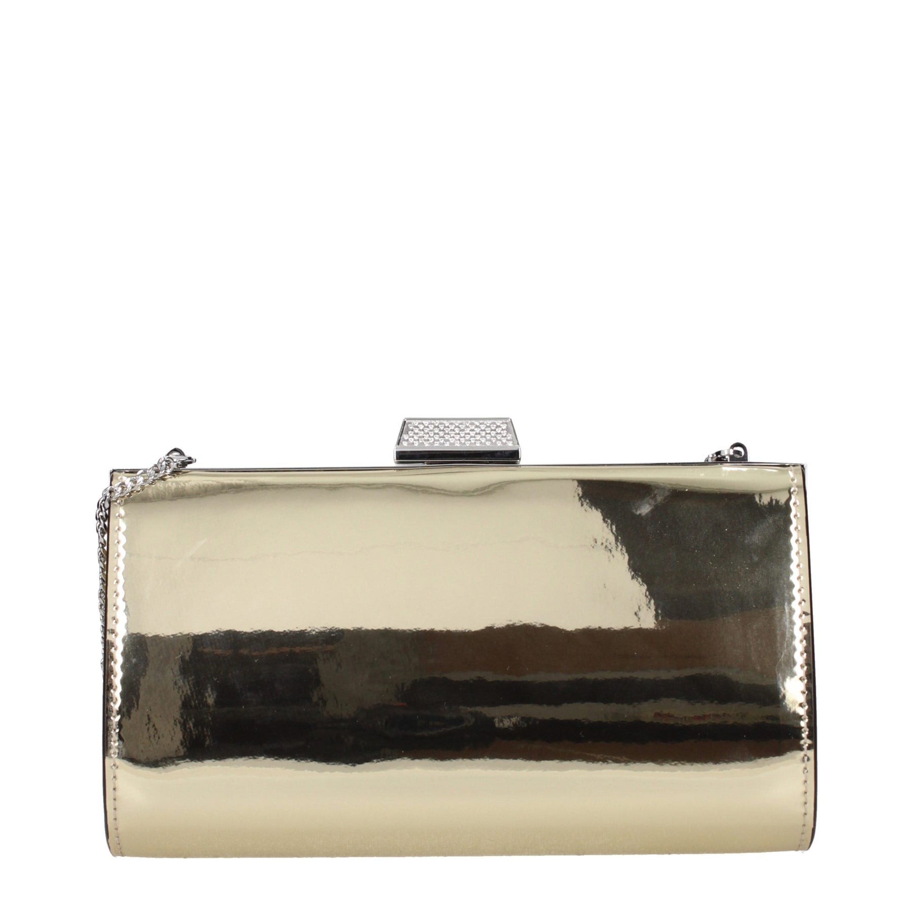 Jimmy Choo Gold Leather Clutch Bag | Regal Royce