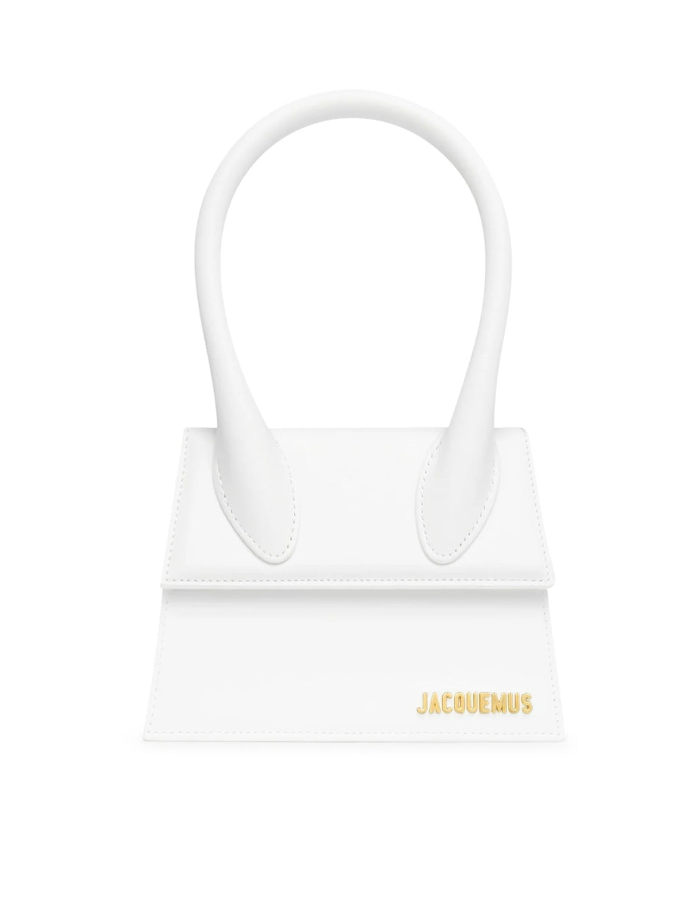 Jacquemus White Leather Le Chiquito moyen bag | Regal Royce