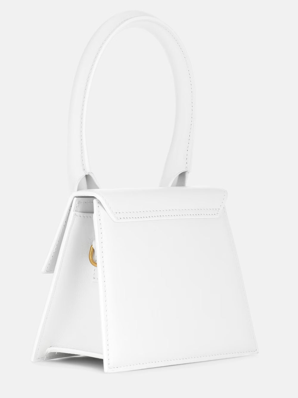 Jacquemus White Leather Le Chiquito moyen bag | Regal Royce