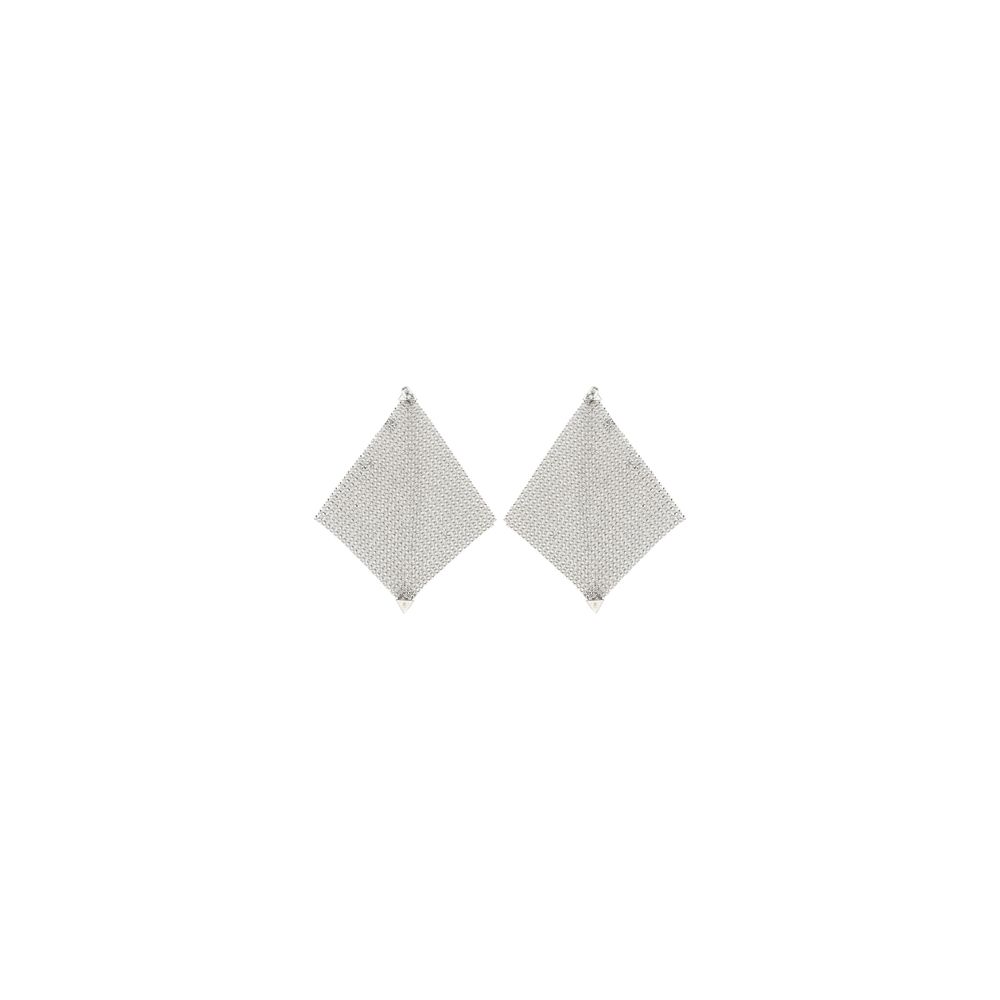 Rabanne Silver Brass Earrings | Regal Royce