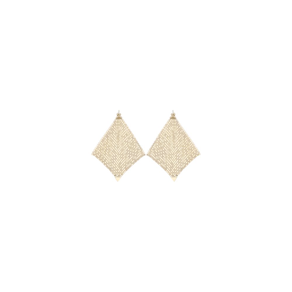 Rabanne Gold Brass Earrings | Regal Royce