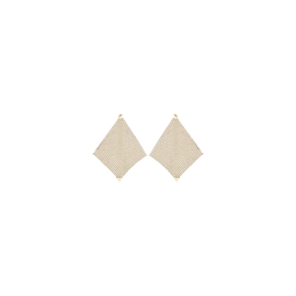 Rabanne Gold Brass Earrings | Regal Royce