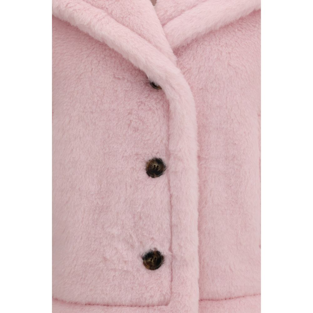Max Mara Multicolor Alpaca Vicugna Pacos Coat | Regal Royce