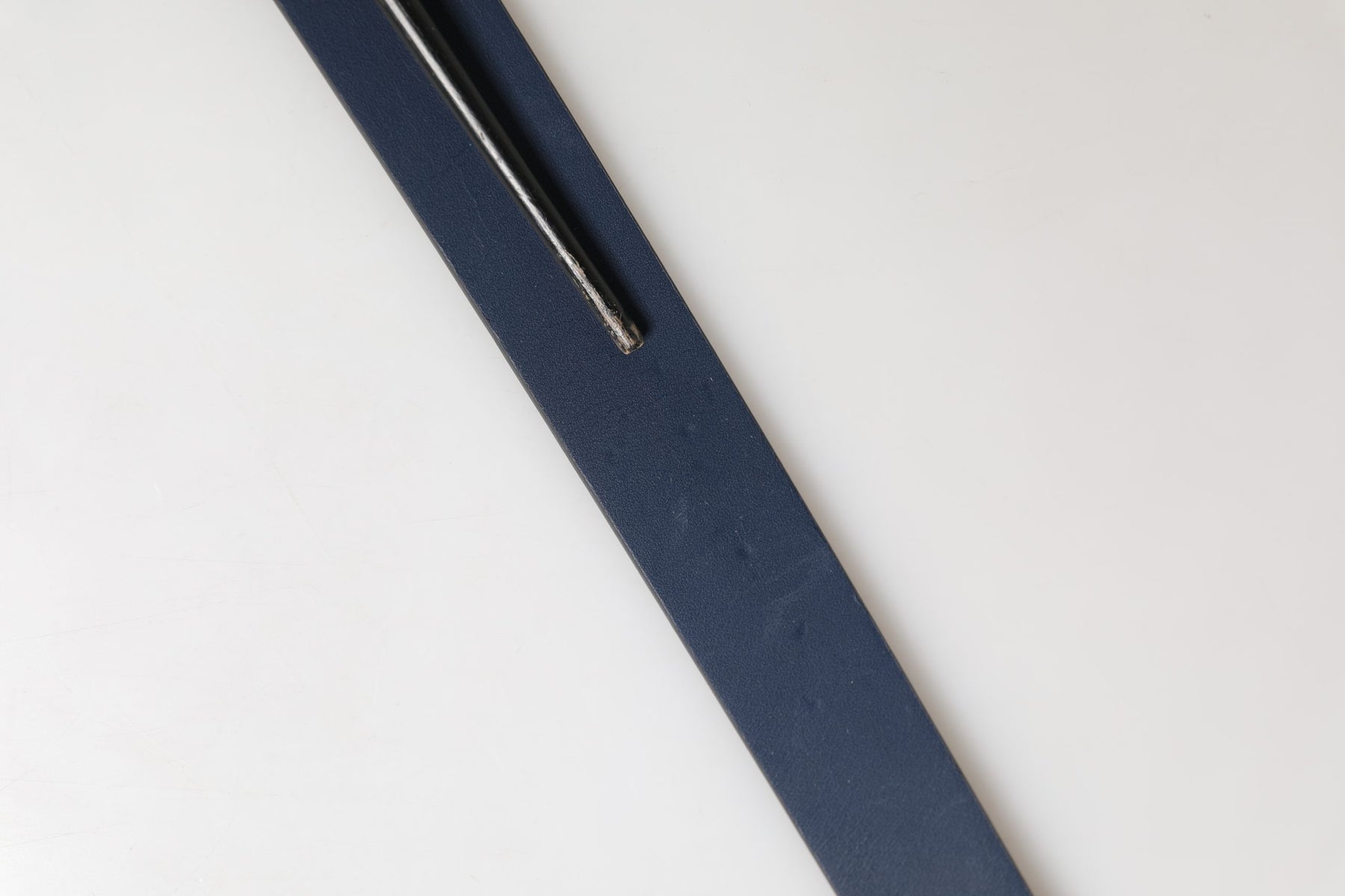 Dolce & Gabbana Blue Calf Leather Logo Metal Buckle Belt | Regal Royce