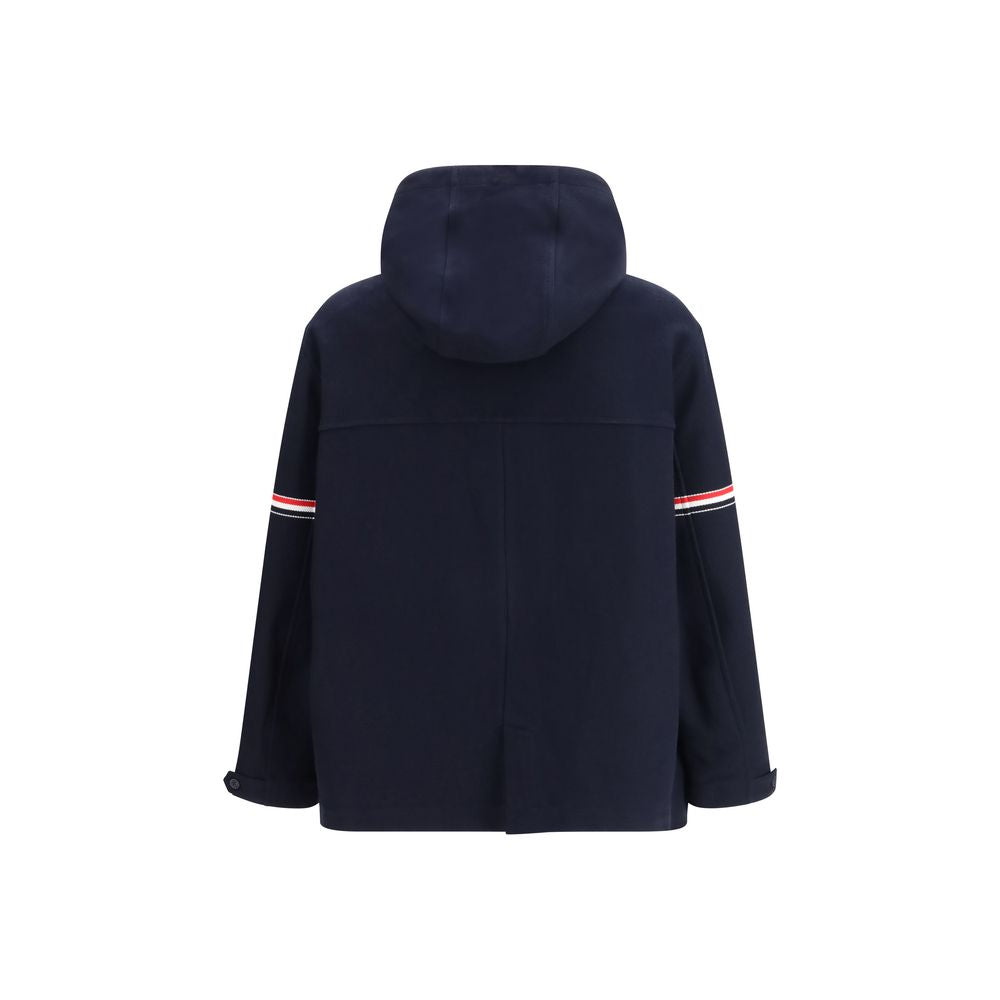 Thom Browne Blue Cotton Parka | Regal Royce