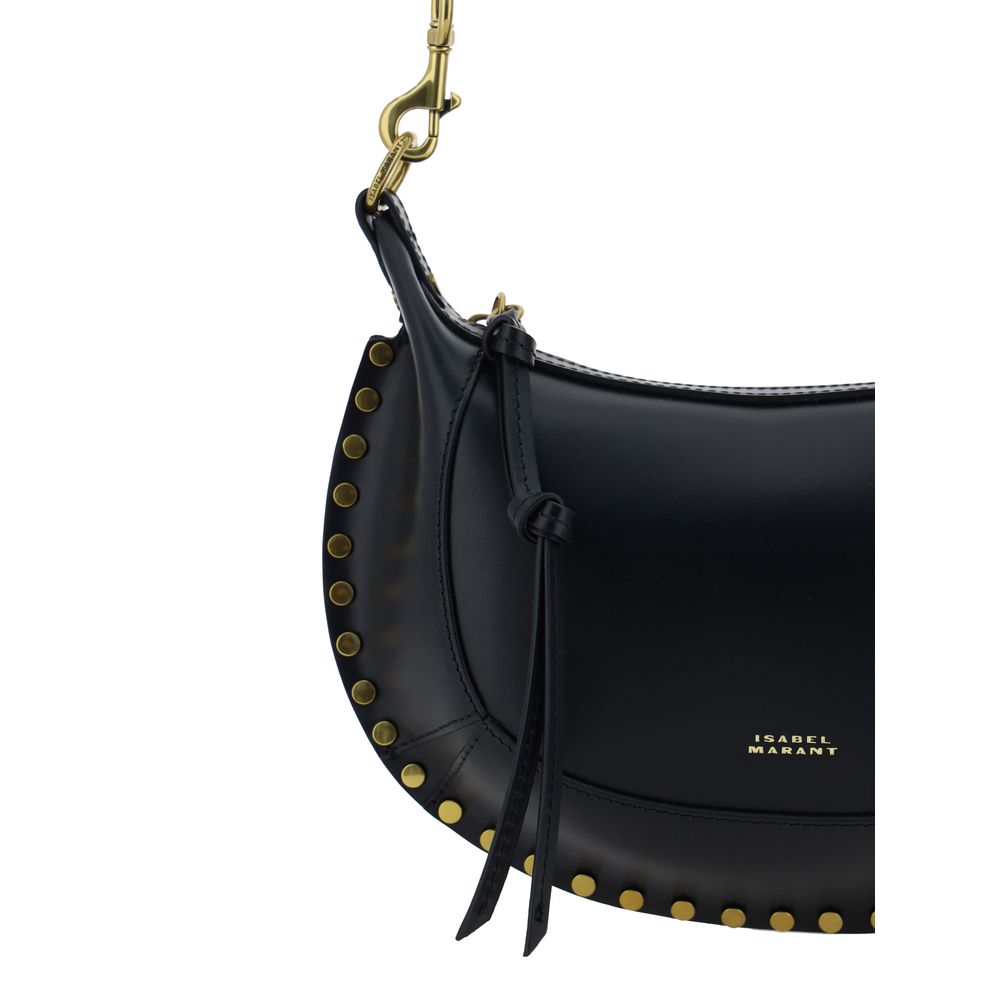 Isabel Marant Black Calf Leather Bos Taurus Shoulder Bag | Regal Royce