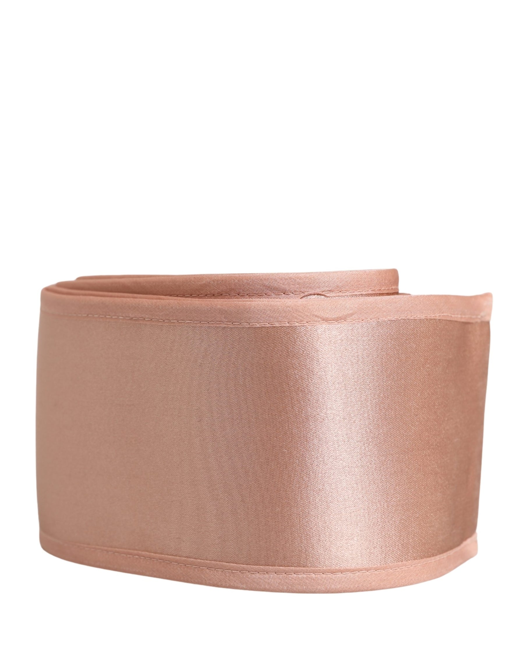 Dolce & Gabbana Light Pink Silk Satin Waist Women Cintura Belt | Regal Royce