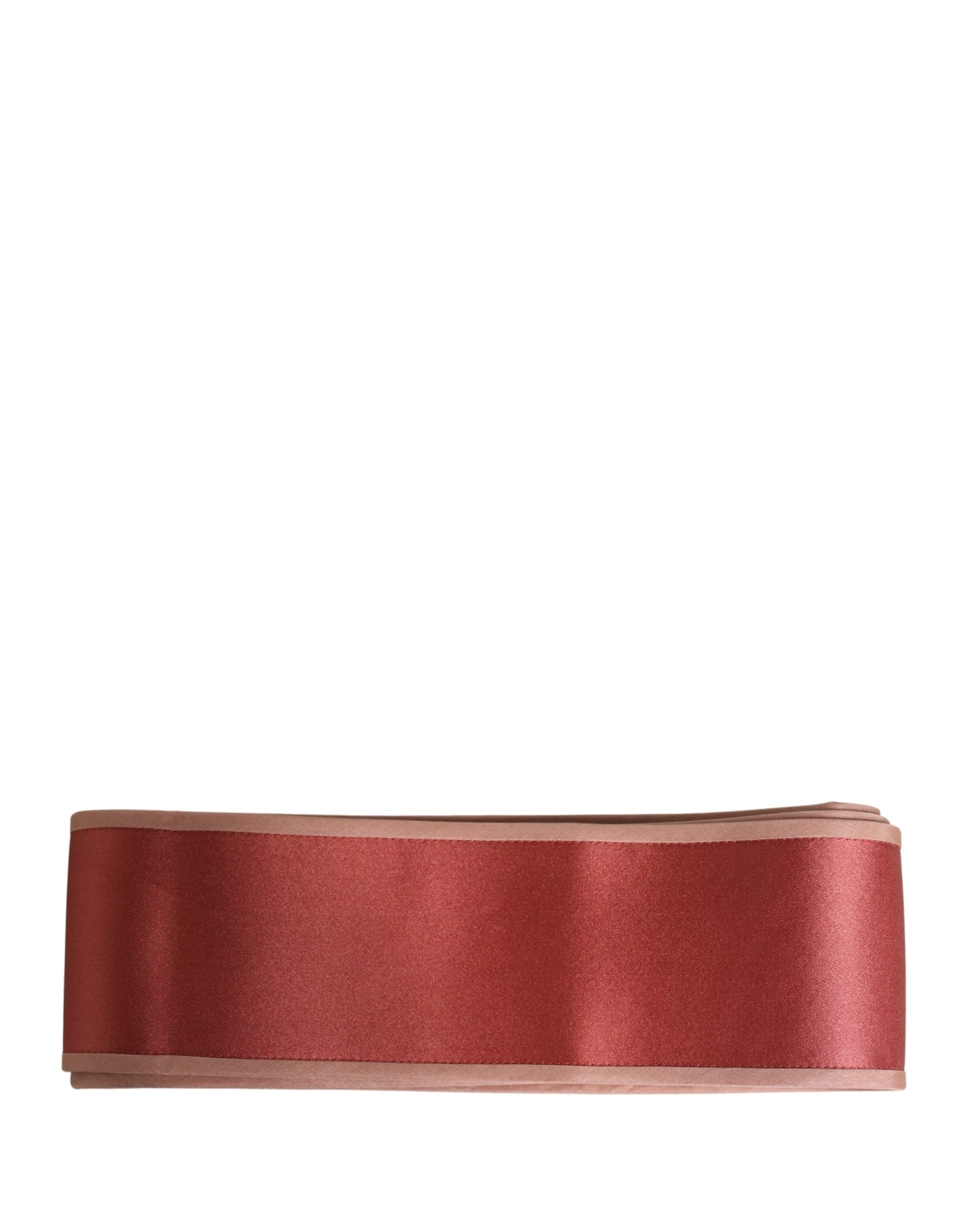 Dolce & Gabbana Pink Silk Satin Waist Women Cintura Belt | Regal Royce