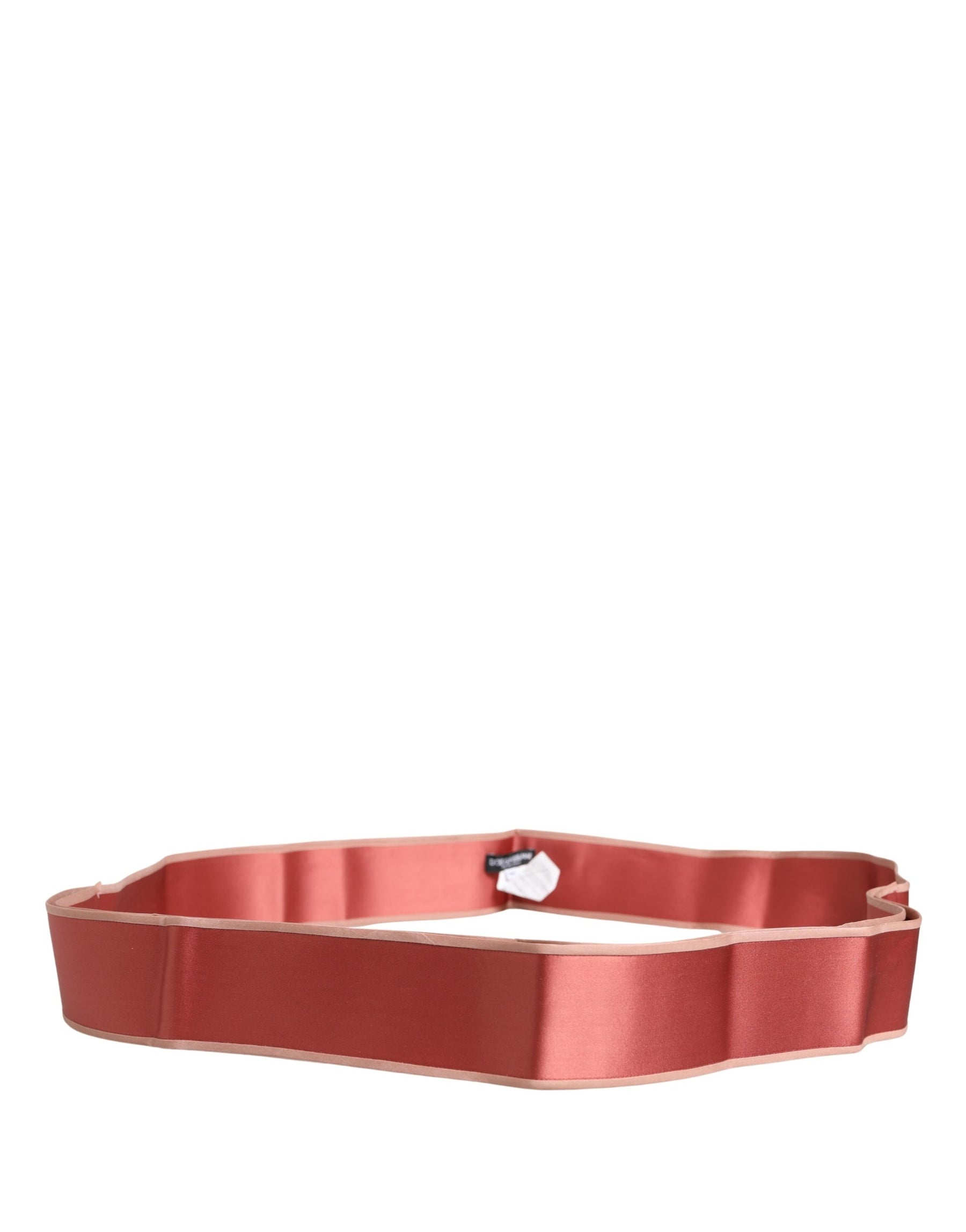Dolce & Gabbana Pink Silk Satin Waist Women Cintura Belt | Regal Royce