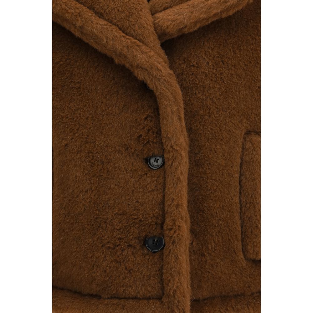 Max Mara Brown Alpaca Vicugna Pacos Coat | Regal Royce