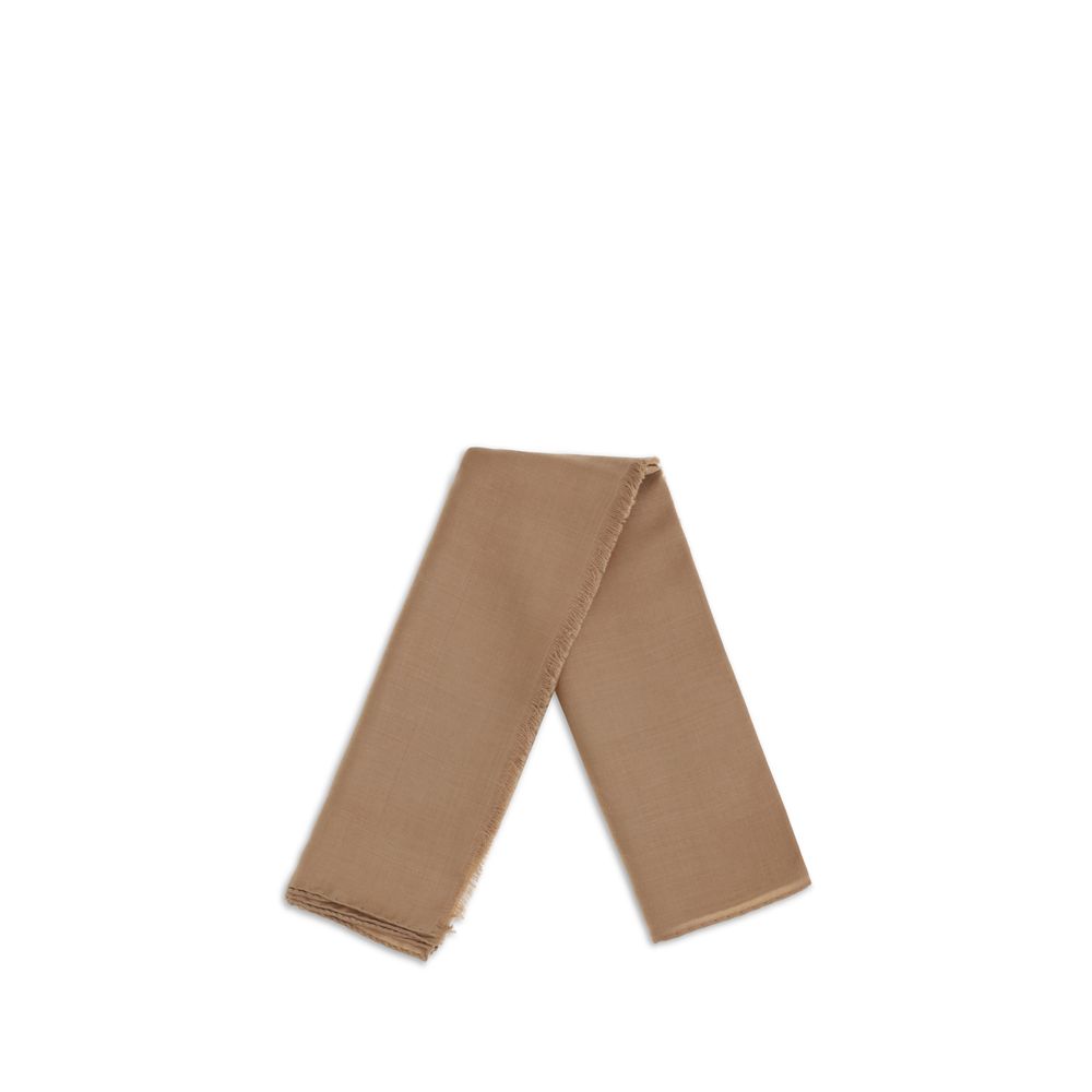 Max Mara Beige Silk Scarf | Regal Royce