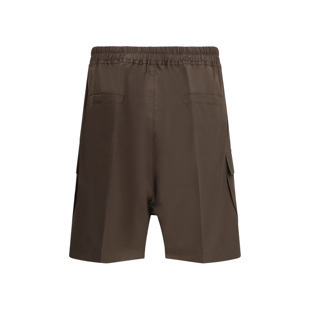 Rick Owens Brown Cotton Bermuda Shorts | Regal Royce