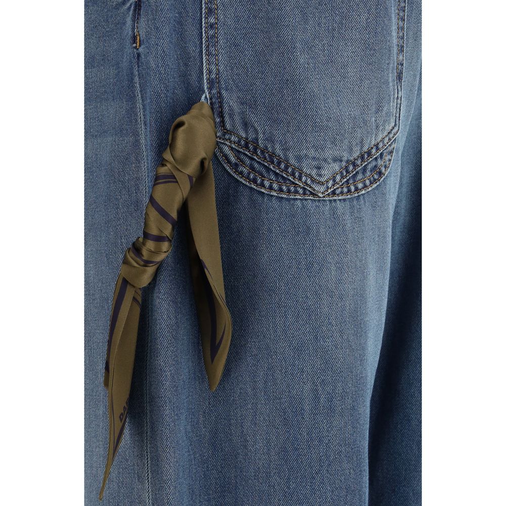 Darkpark Blue Cotton Relaxed Fit Jeans | Regal Royce