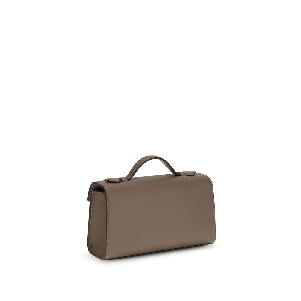 Savette Brown Calf Leather Bos Taurus Shoulder Bag | Regal Royce