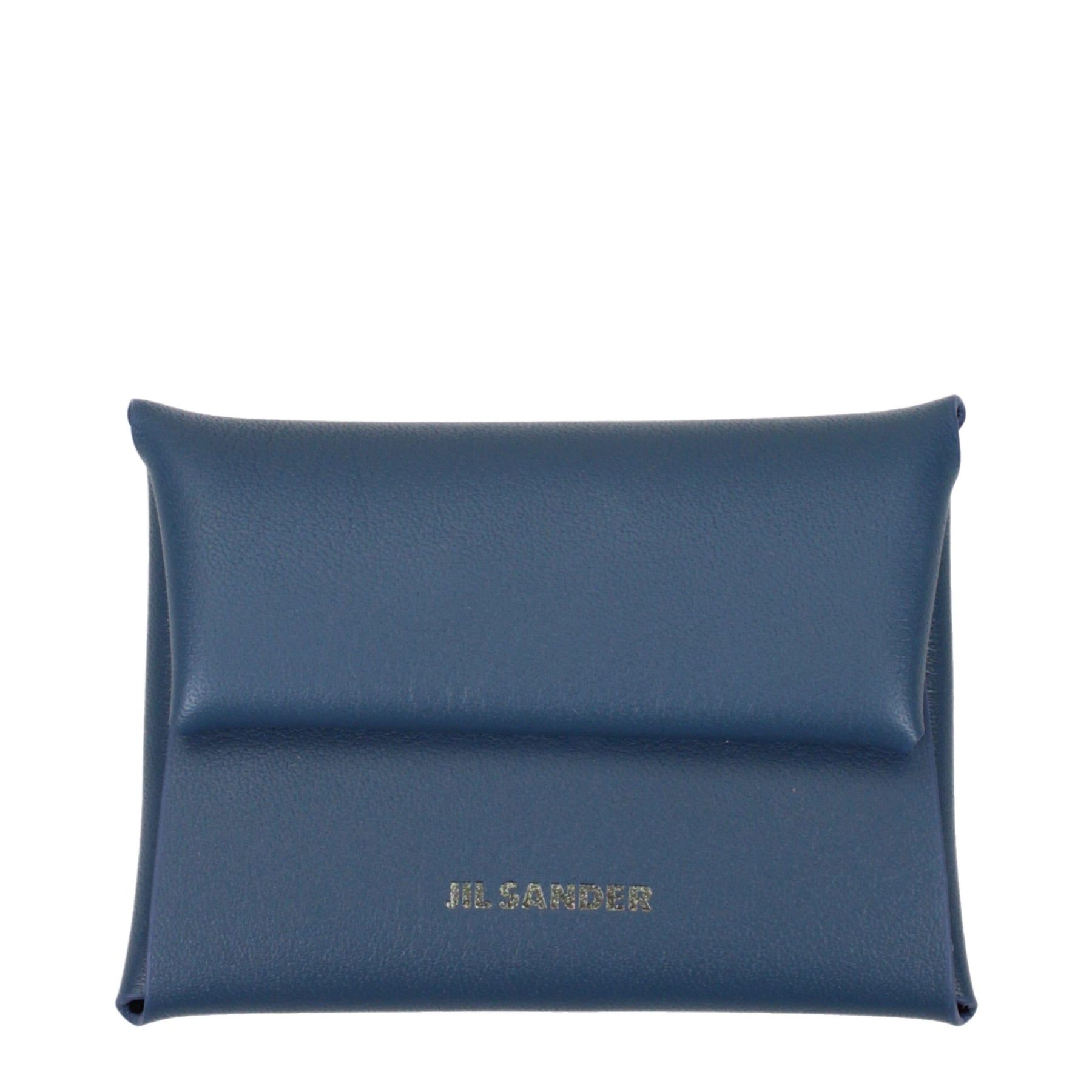 Jil Sander Blue Leather Wallet | Regal Royce
