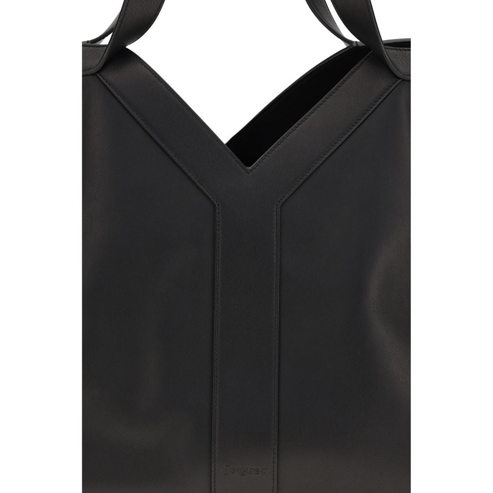 Saint Laurent Black Calf Leather Bos Taurus Shoulder Bag | Regal Royce