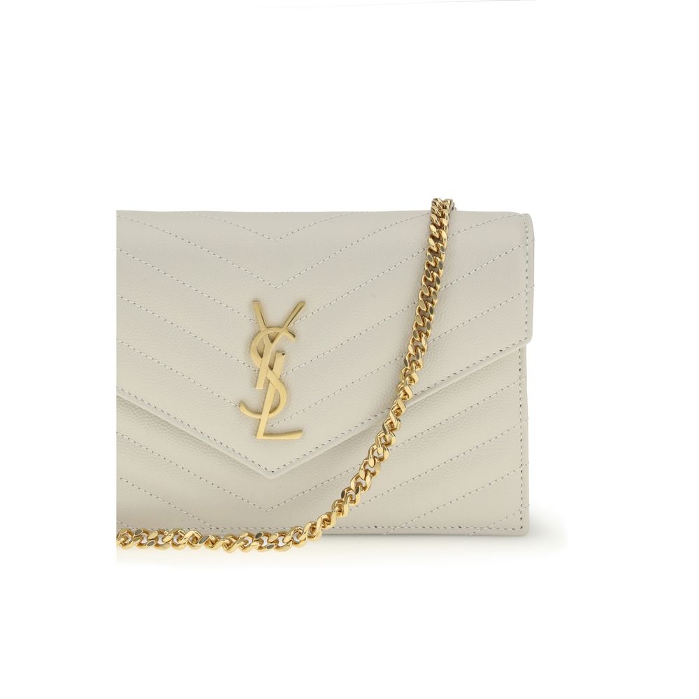 Saint Laurent Beige Calf Leather Bos Taurus Shoulder Bag | Regal Royce