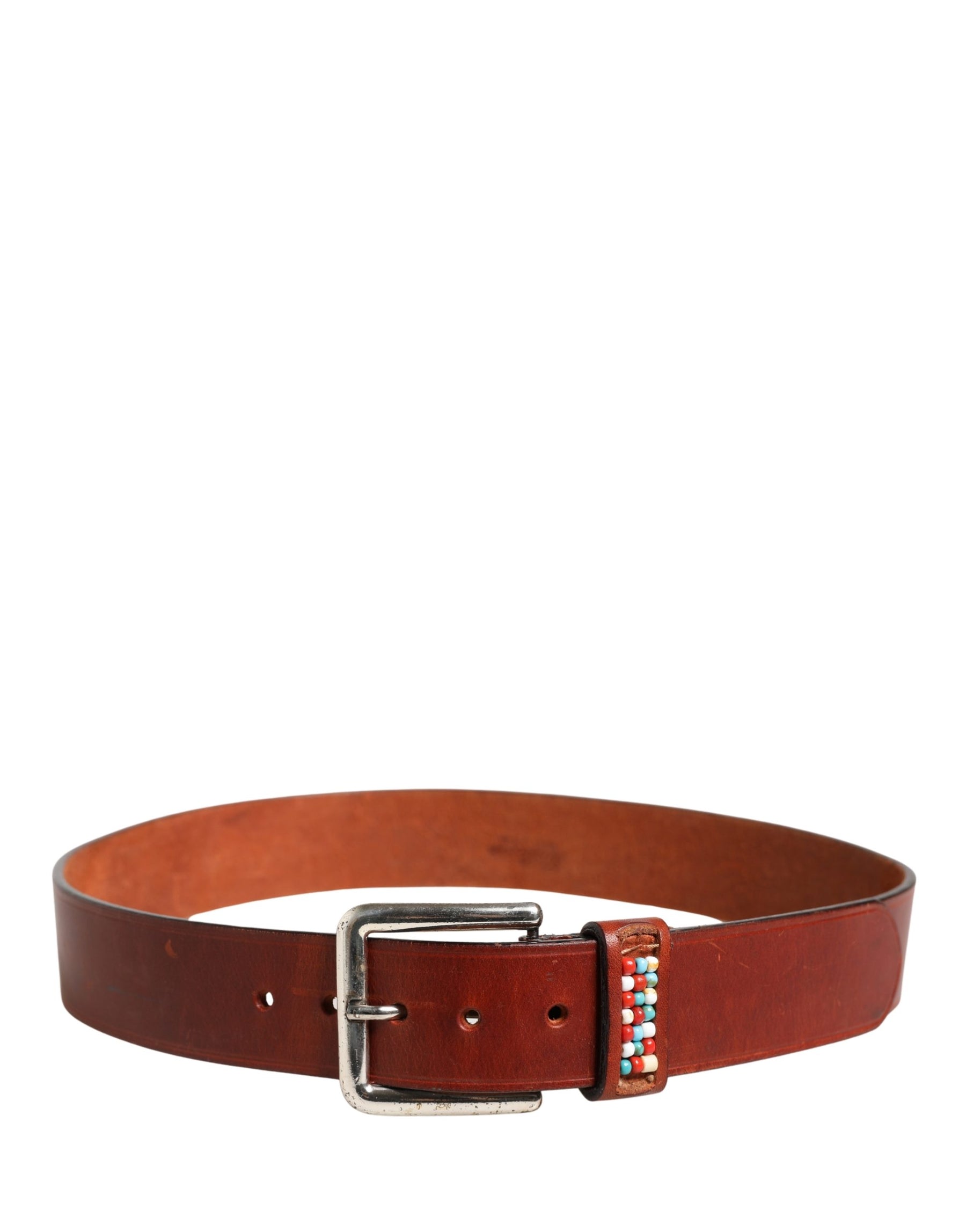 GF Ferre Bordeaux Wide Leather Waist Gold Silver Buckle Belt | Regal Royce
