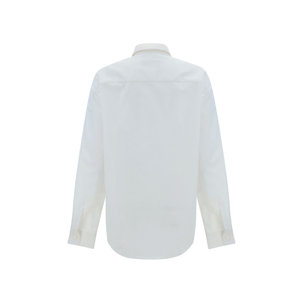 Ami Paris White Cotton Dress Shirt | Regal Royce