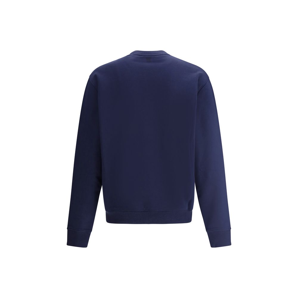 Ami Paris Blue Cotton Sweatshirt | Regal Royce
