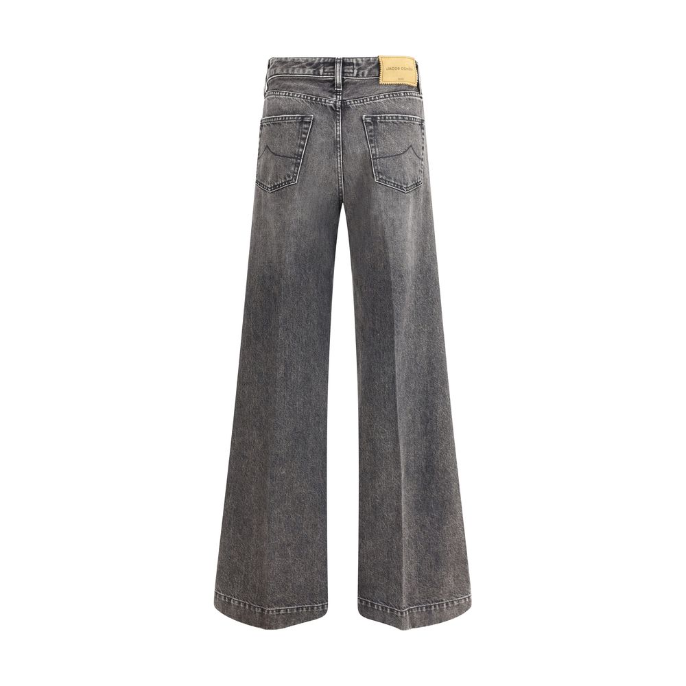 Jacob Cohen Gray Cotton Relaxed Fit Jeans | Regal Royce