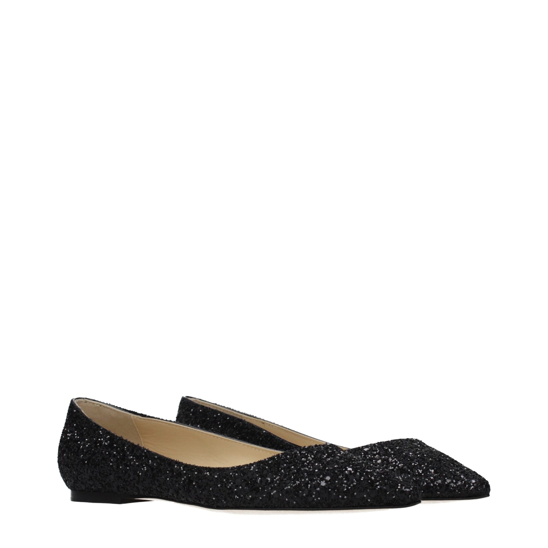 Jimmy Choo Black Plastic Ballet Flats | Regal Royce