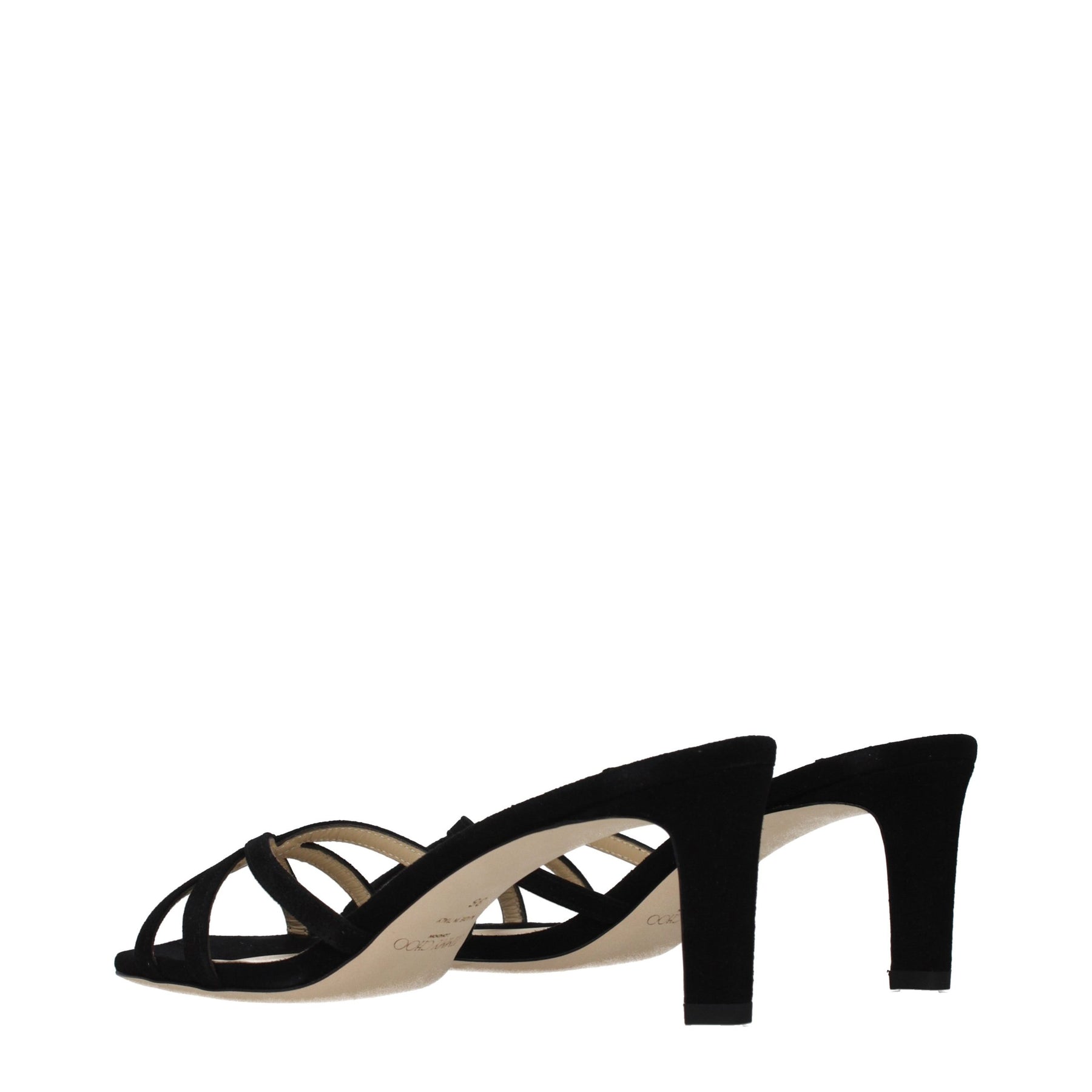 Jimmy Choo Black Leather Platform Sandals | Regal Royce