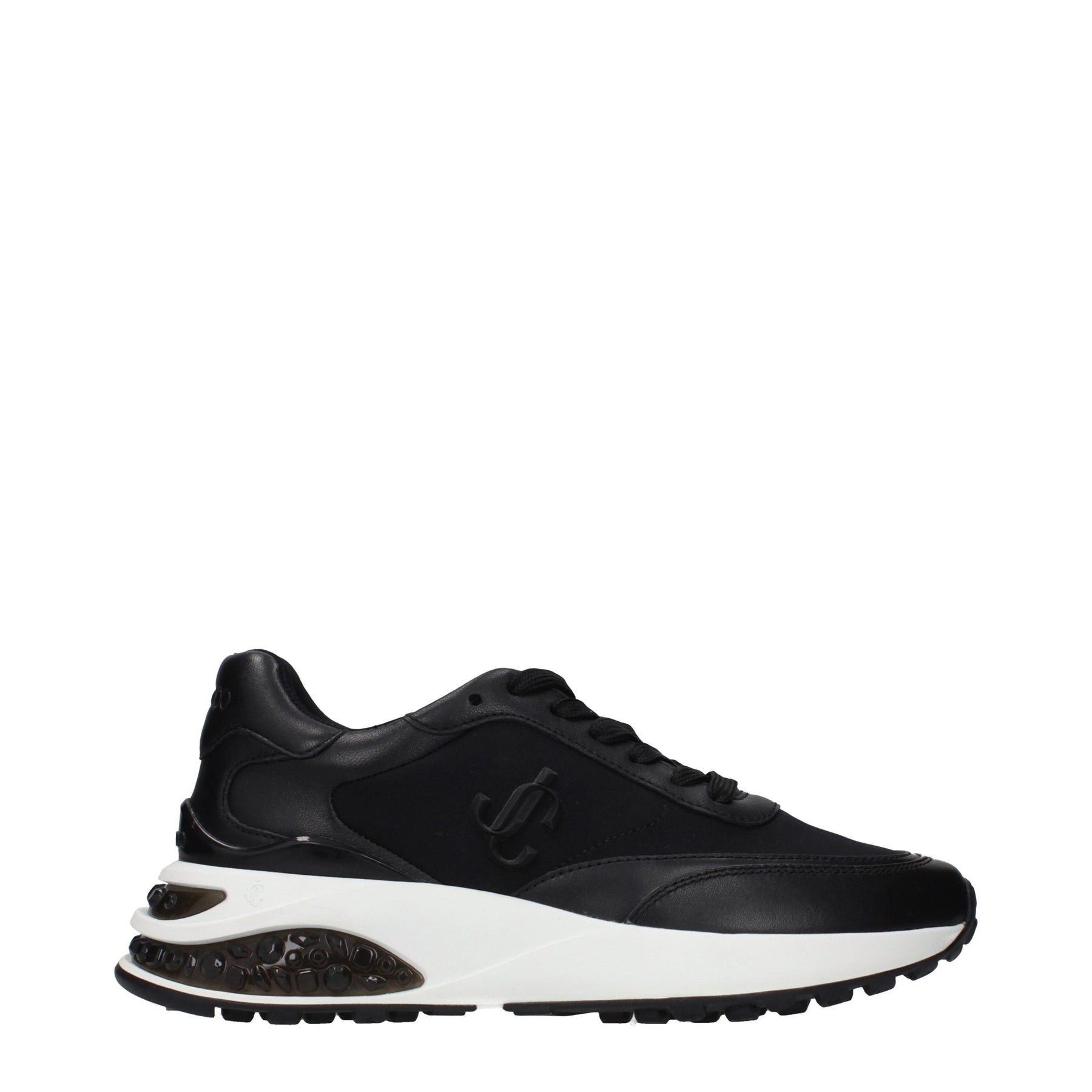Jimmy Choo Black Fabric Athletic Sneakers | Regal Royce
