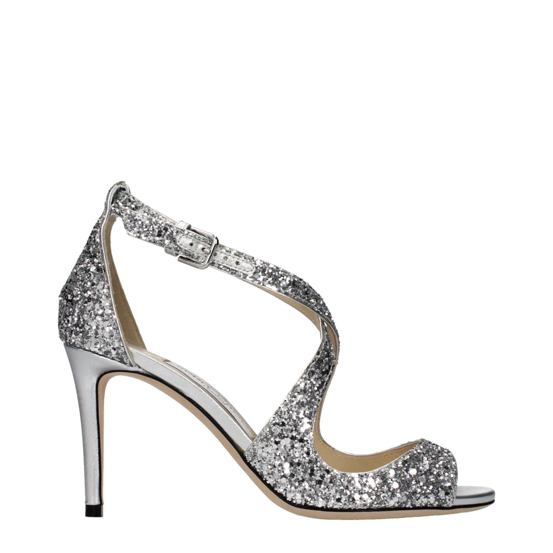 Jimmy Choo Gray Plastic Strap-On Sandals | Regal Royce