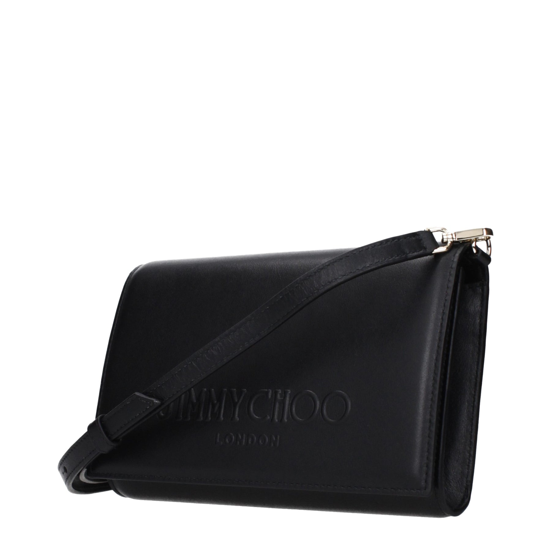 Jimmy Choo Black Leather Clutch Bag | Regal Royce