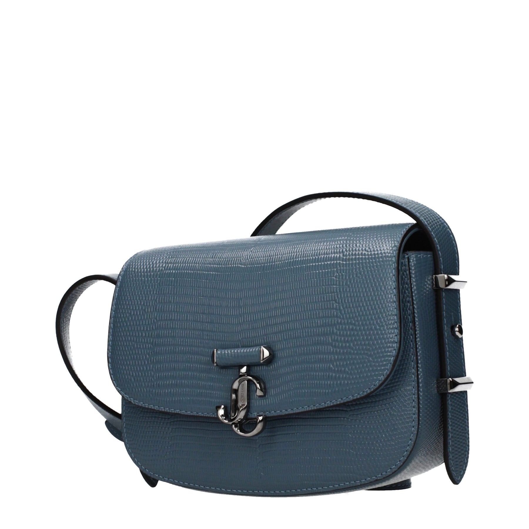 Jimmy Choo Blue Leather Shoulder Bag | Regal Royce