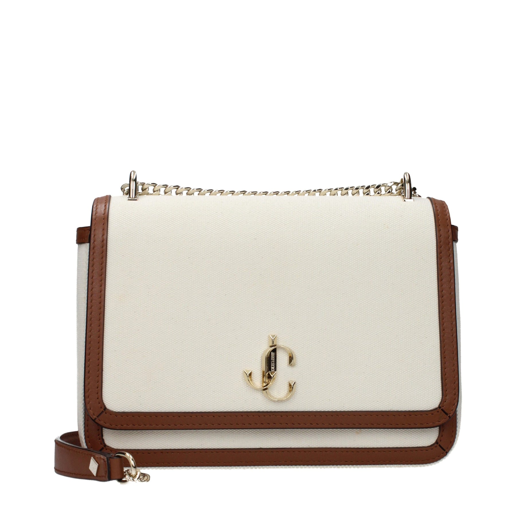 Jimmy Choo Beige Fabric Crossbody Bag | Regal Royce