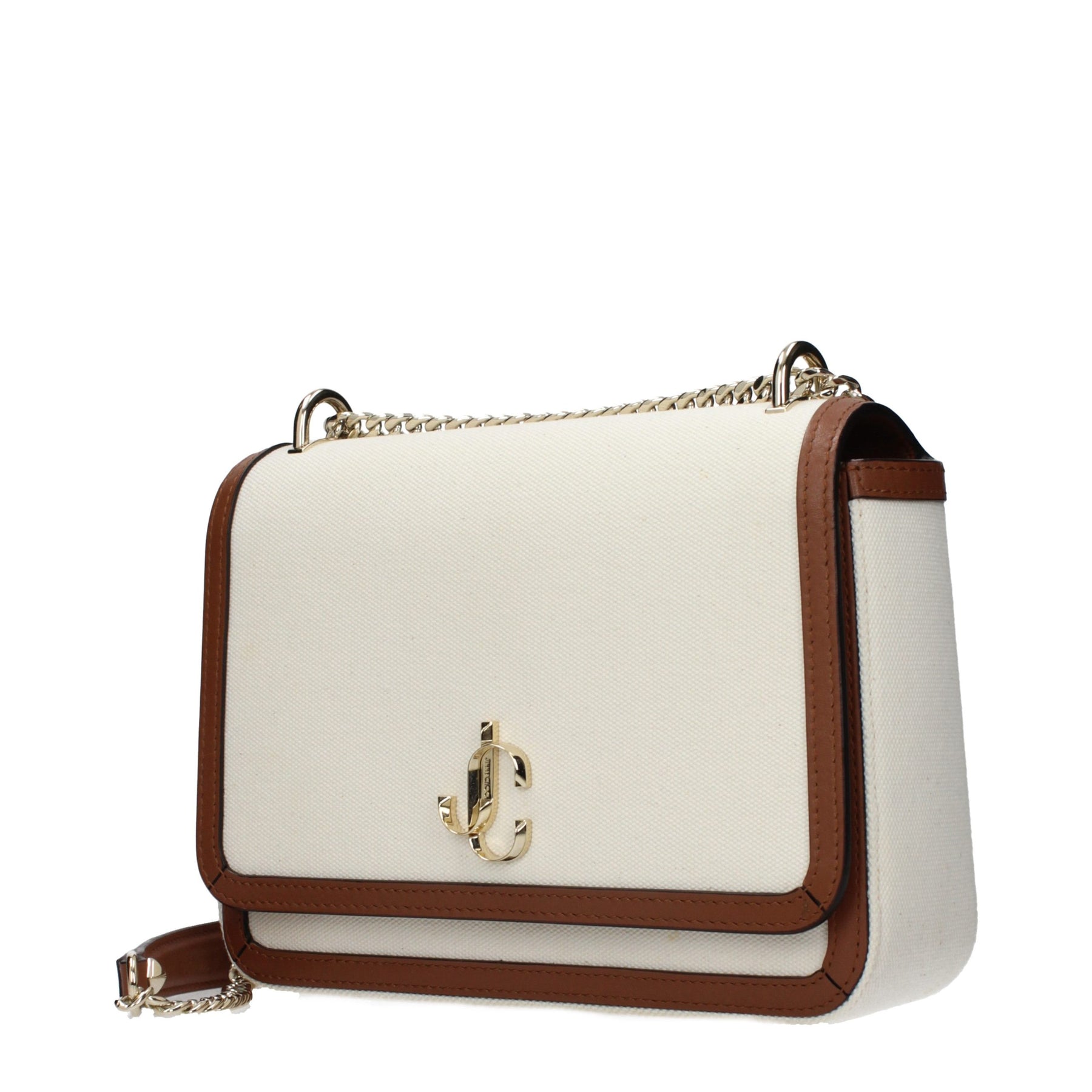 Jimmy Choo Beige Fabric Crossbody Bag | Regal Royce