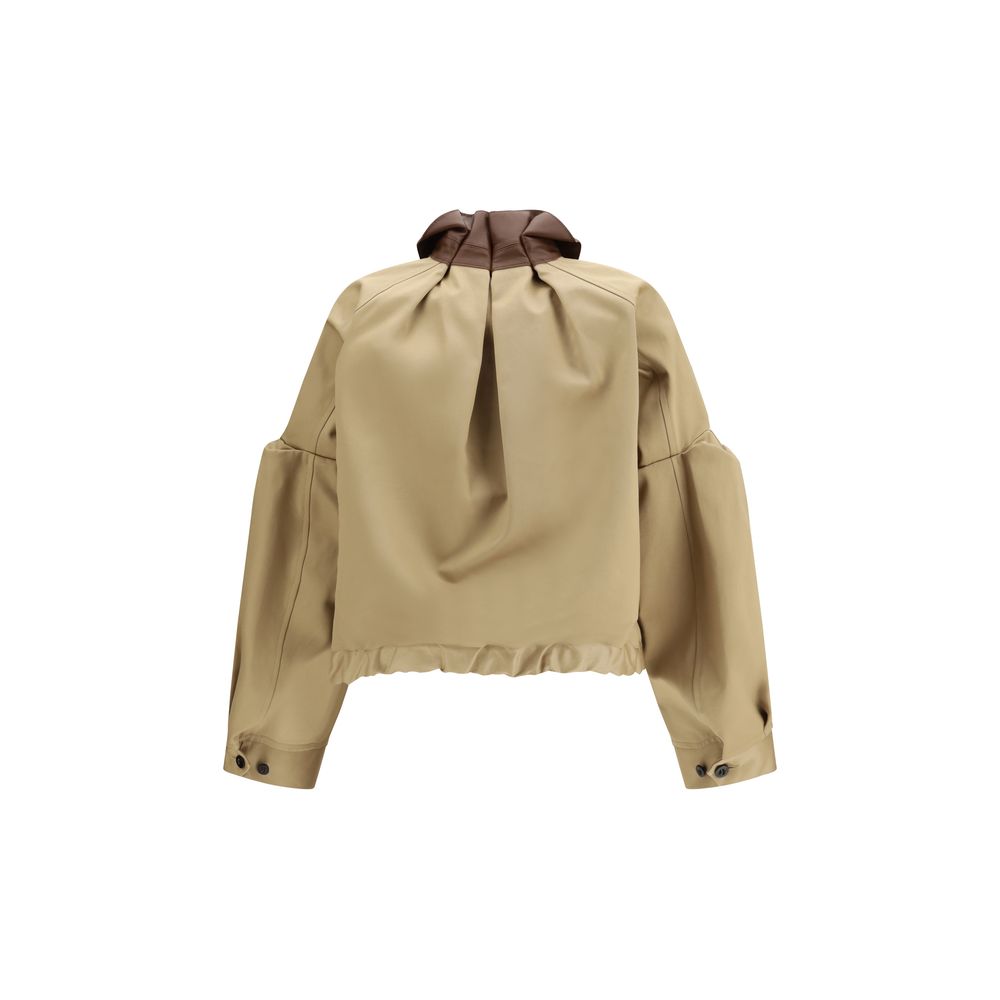 Sacai Beige Cotton Bomber | Regal Royce