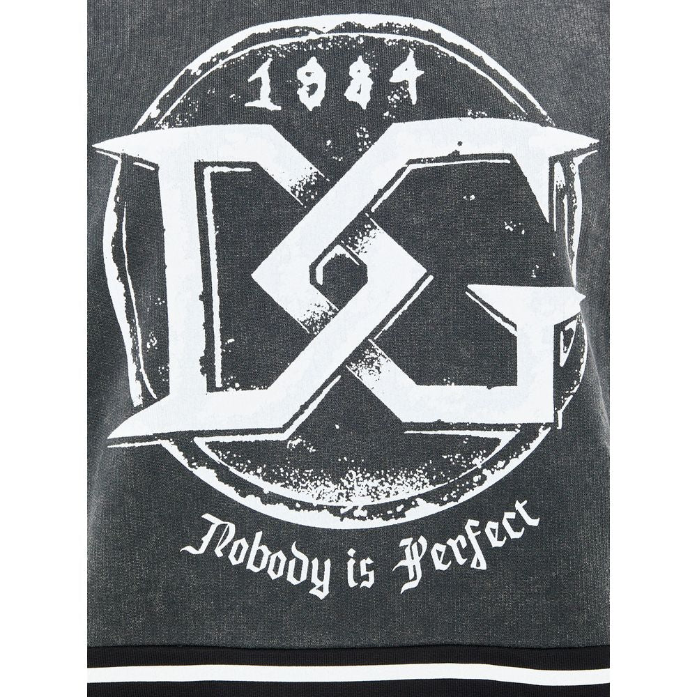 Dolce & Gabbana Black Cotton Sweatshirt | Regal Royce