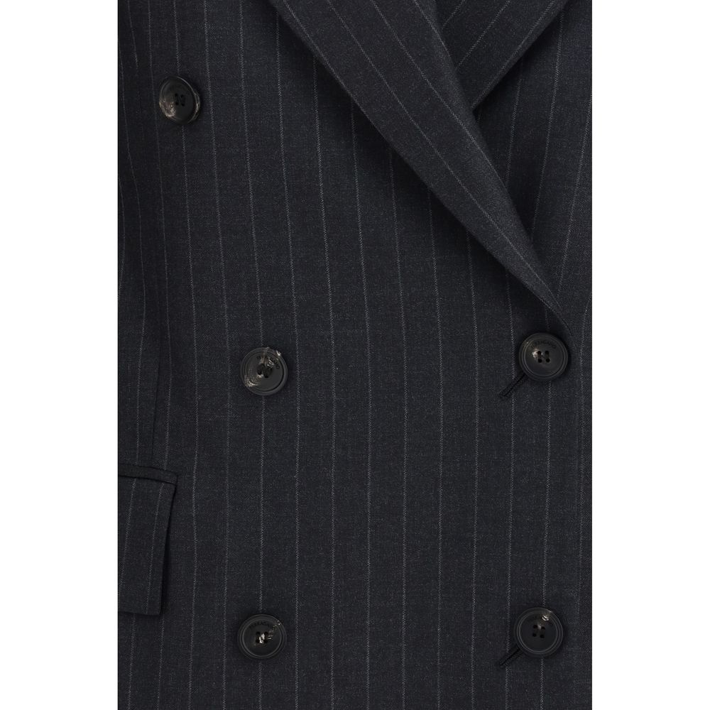 Ferragamo Gray Fleece Wool Blazer | Regal Royce
