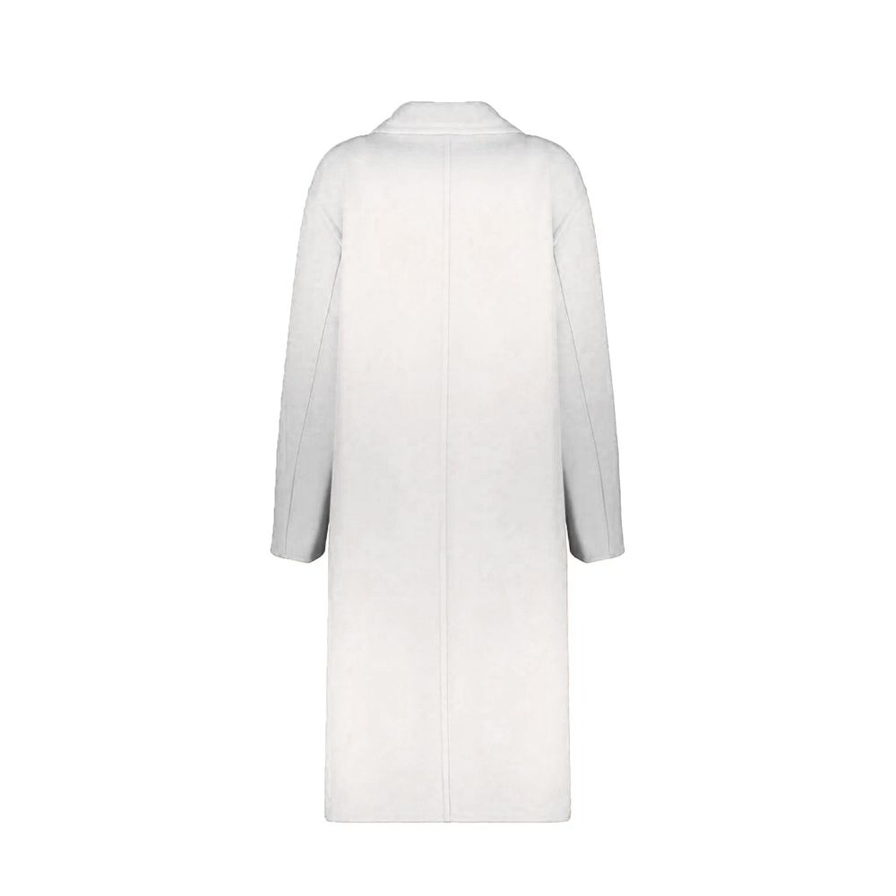 Herno White Wool Coat | Regal Royce