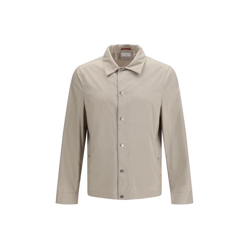 Brunello Cucinelli Beige Polyester Coat | Regal Royce