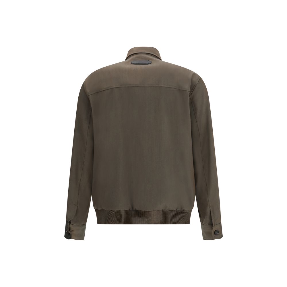 Brioni Bicolor Wool Coat | Regal Royce