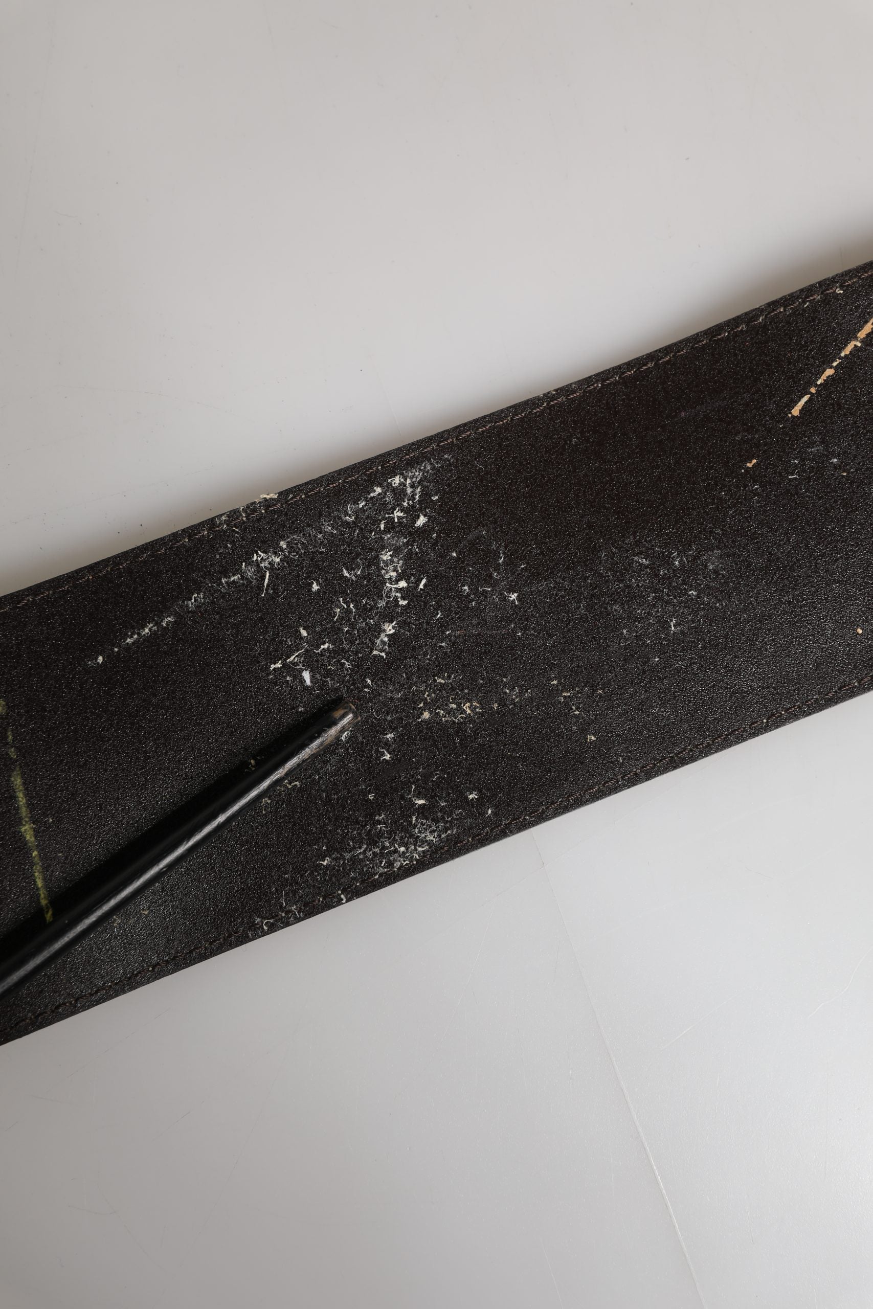 Versace Beige Suede Leather Silver Metal Buckle Belt | Regal Royce