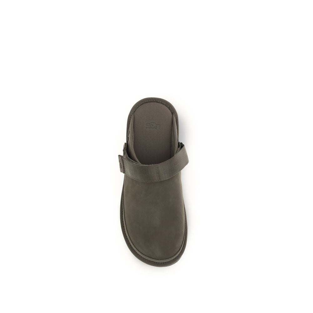 UGG Brown Calf Leather Bos Taurus Mules | Regal Royce
