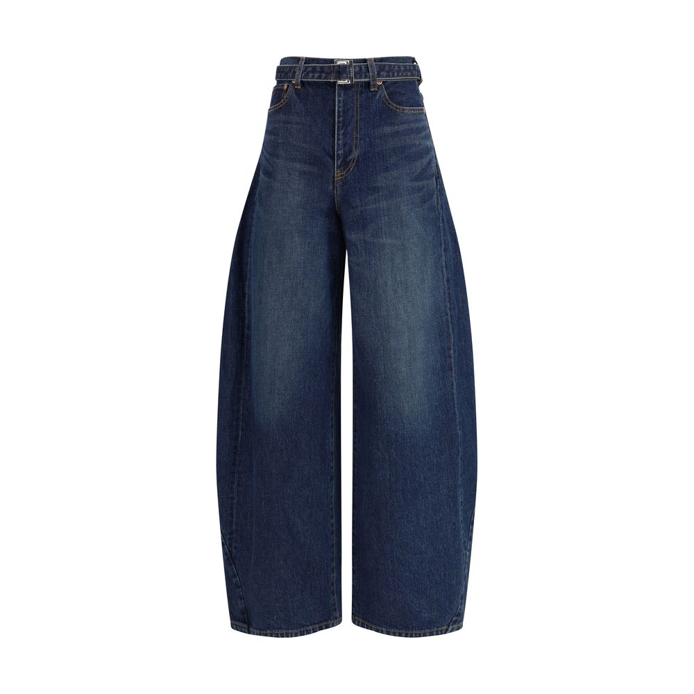 Sacai Blue Cotton Jeans Denim | Regal Royce