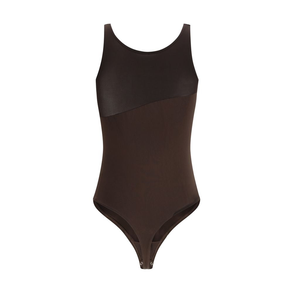 Wolford Brown Polyamide Bodysuit | Regal Royce