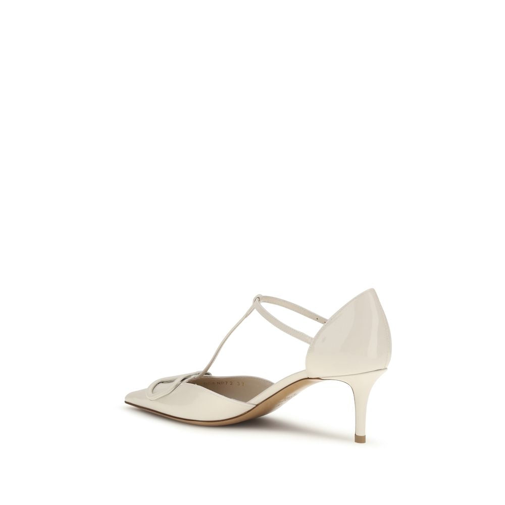 Valentino Garavani Black Calf Leather Bos Taurus High Heel Pumps | Regal Royce