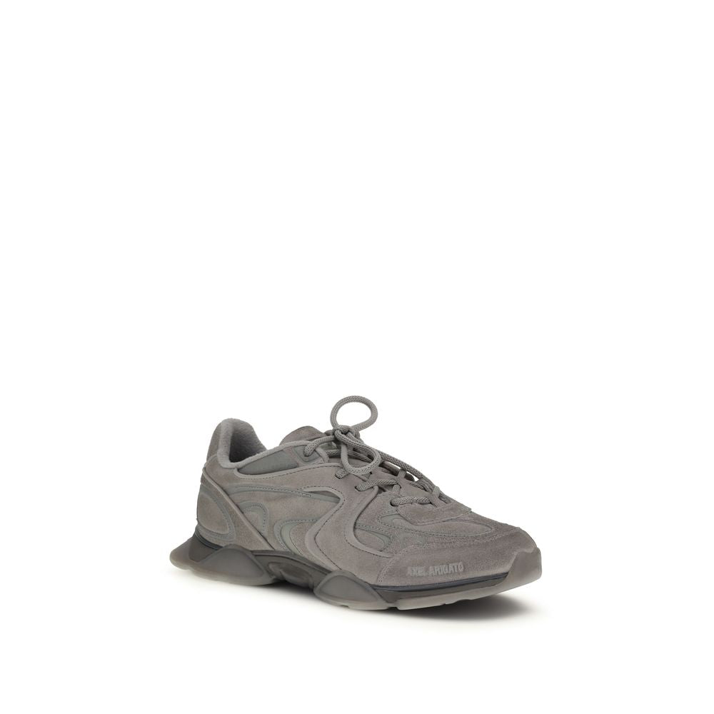 Axel Arigato Gray Calf Leather Bos Taurus Chunky Sneakers | Regal Royce