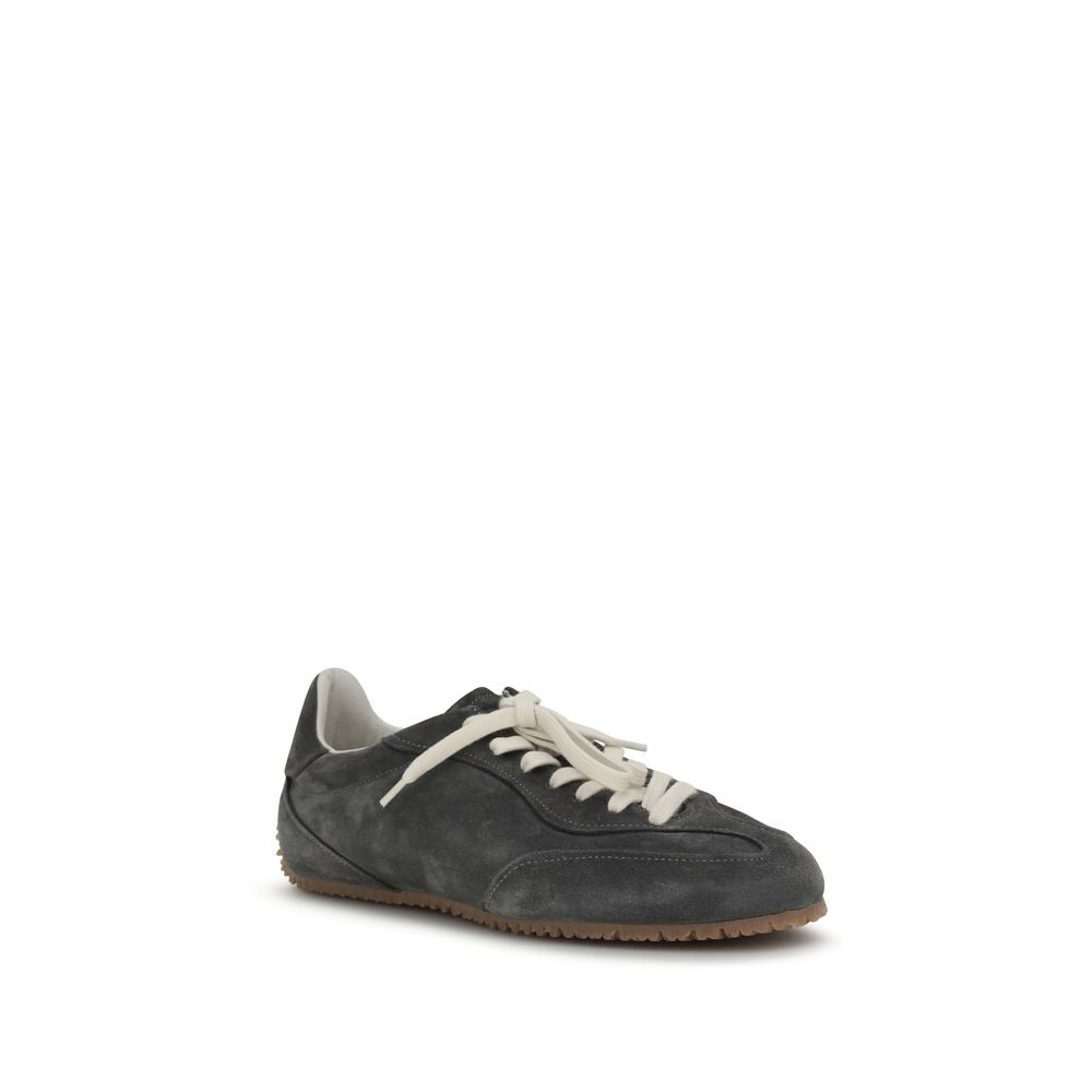 Axel Arigato Gray Calf Leather Bos Taurus Low Top Sneakers | Regal Royce
